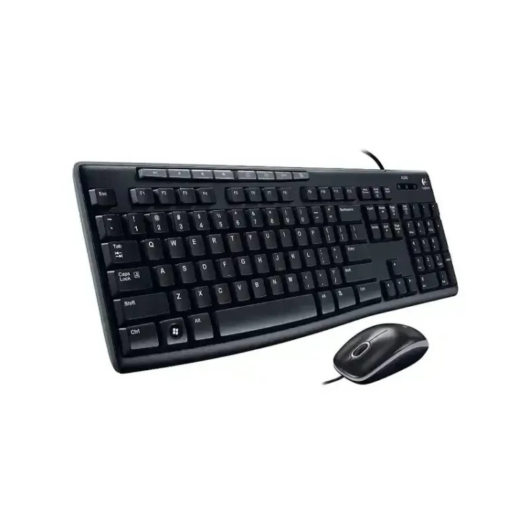 کیبورد با سیم لاجیتک مدل Mk200 Media به همراه ماوس