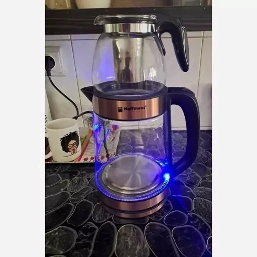 چای ساز هافمن روهمی (طراحی زیبا LED) (2.2L) (کیفیت عالی) HM-7827