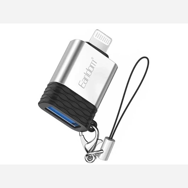 مبدل اوتی جی آیفون یواس بی به لایتنینگ ارلدام EARLDOM OTG Lightning to 8