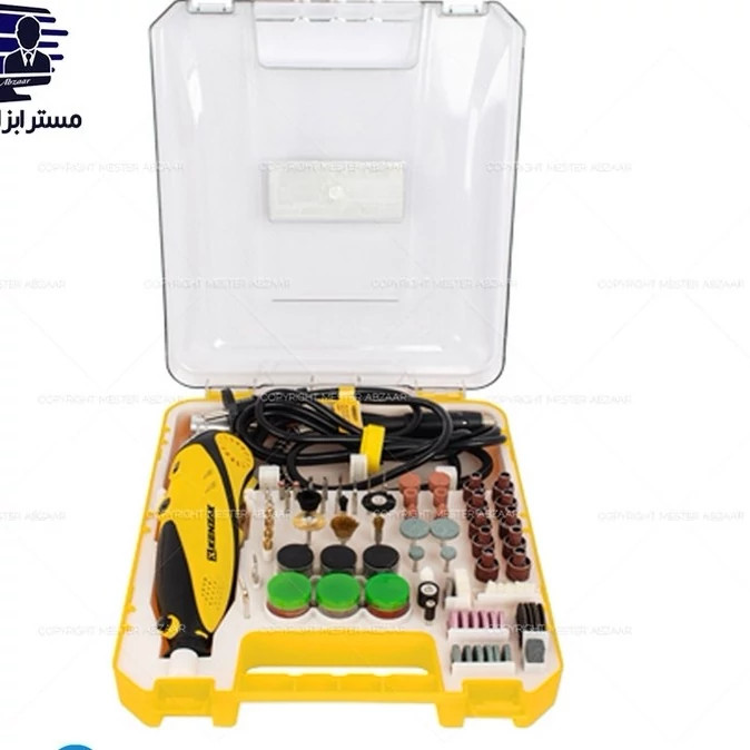 فرز انگشتی حکاکی مینیاتوری 212 پارچه کنزاکس مدل KENZAX KDG-3535