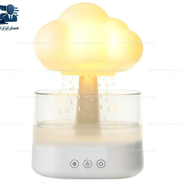 چراغ خواب اسپیکر بارانی ابری (قارچی)