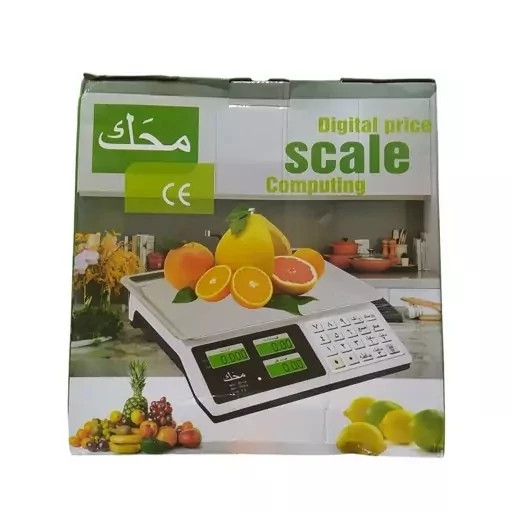 ترازو 40 کیلویی محک صفحه کلید استیل فروشگاهی