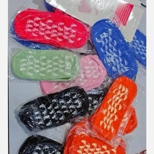 جوراب سیلیکونی پاپوش طبی مراقبت و ضد ترک پا Spa Gel Socks