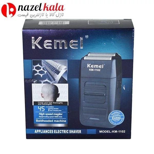 ماشین اصلاح موی سر و صورت کیمی مدل KM-1102 ماشین اصلاح موی سر و صورت کیمی مدل KM-1102