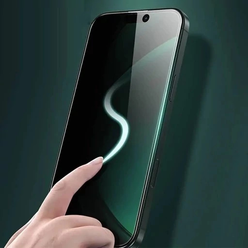 گلس پرایوسی آیفون 16 پرو سه بعدی گرین GN3DSIL16PBK