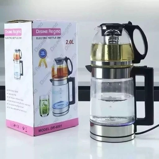 چای ساز دسینی روهمی (طراحی زیبا LED) (2L) (کیفیت عالی) DR-6001 5 (2