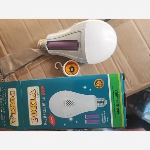 لامپ اضطراری LED 16 وات POKLA (مدل RECHARGE BULB)