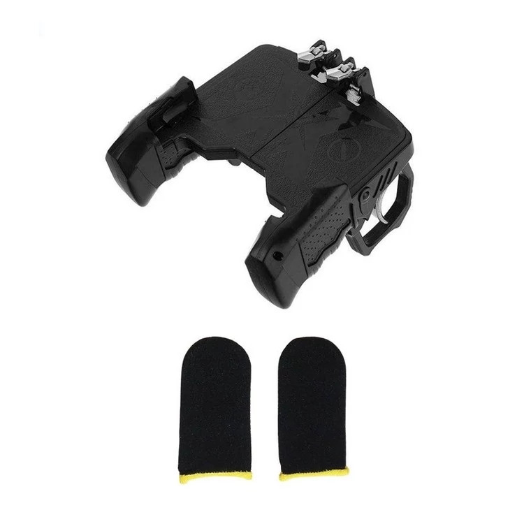 دسته بازی PUBG مدل K21 به همراه آستین کنترل کننده انگشت PUBG Gamepad Model K21 with