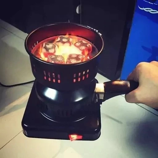 ذغال سرخ کن برقی مدل هوکا هات پلیت کد 900