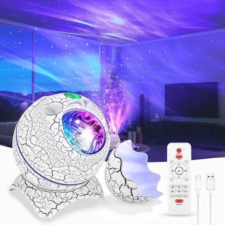پروژکتور کهکشانی تخم اژدها اسپیکردار Dragon Egg Galaxy Projector with Speaker