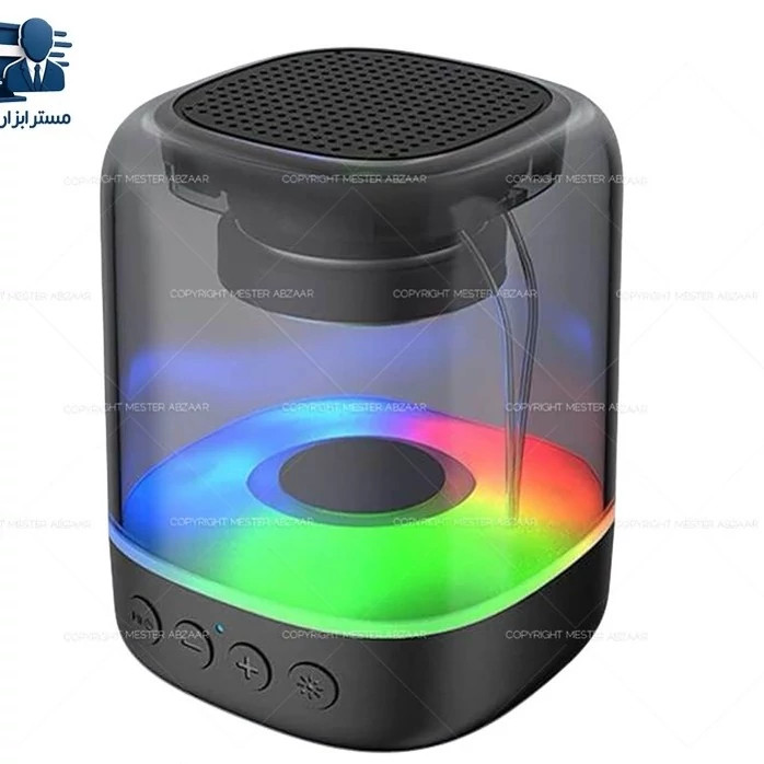اسپیکر بلوتوثی قابل حمل 7 رنگ RGB شارژی مسافرتی مینی مدل E-3052