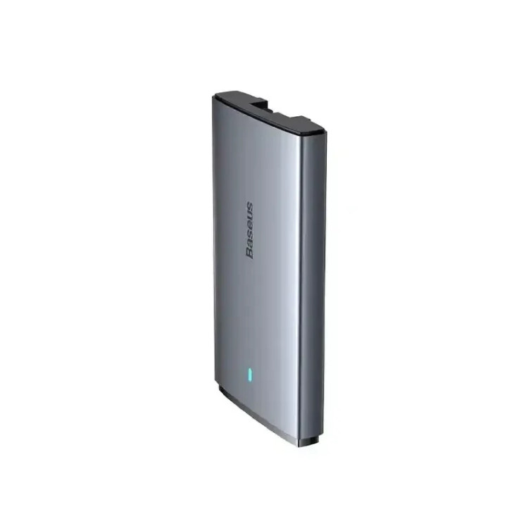 شارژر دیواری دو پورت باسئوس مدل GaN5 Pro Ultra Slim توان 65 وات (همراه کابل)