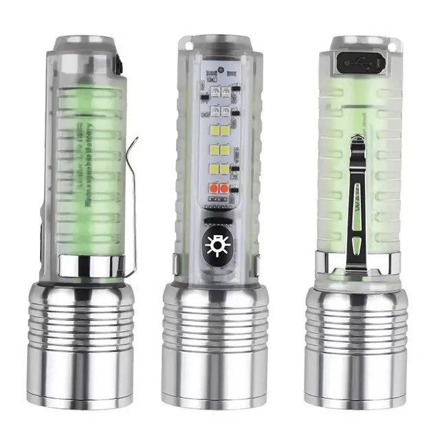 چراغ قوه پلیسی چندکاره مدل 520A Multifunctional police flashlight model 520