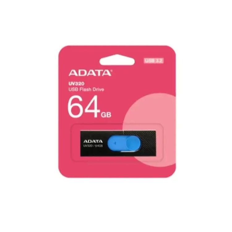 فلش مموری USB 3.2 ای دیتا مدل UV320 ظرفیت 64 گیگابایت