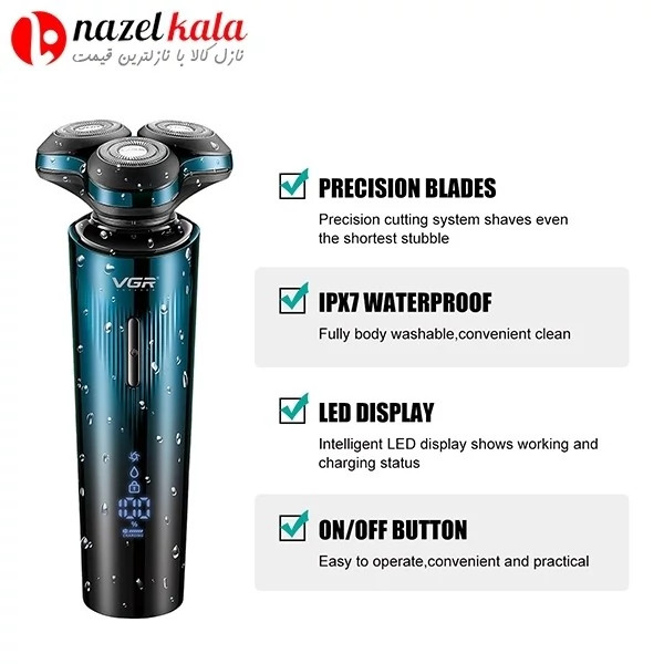 ماشین اصلاح سه تیغ وی جی ار مدل VGR v-311