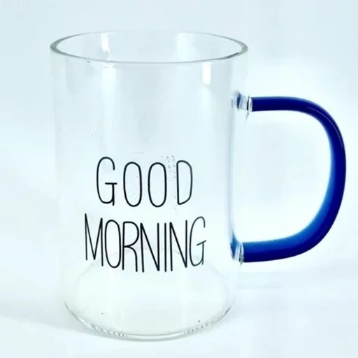 ماگ مدل استوانه ایی GOOD MORNING 460