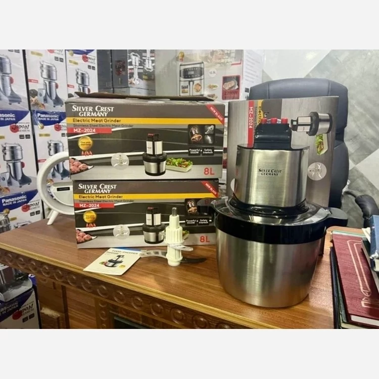 خردکن صنعتی سیلور کرست- ظرفیت 8 لیتری- قدرت 5500W وات- مدل MZ 2024