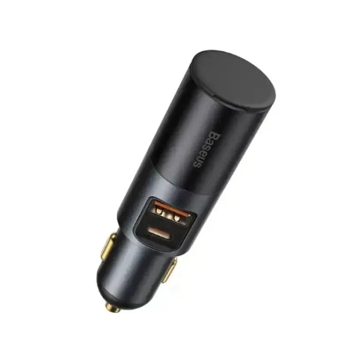 شارژر فندکی باسئوس مدل Share Together Fast Charge 2in1 U+C با توان 120 وات