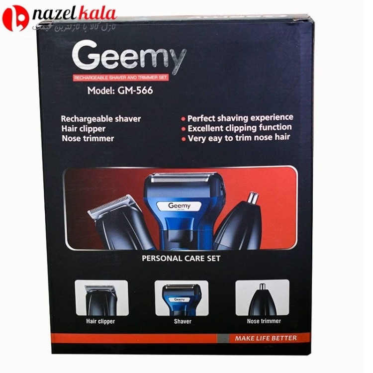 ماشین اصلاح موی صورت جیمی مدل GM-566 gemei gm-566 امتیاز 1.00 از 5 امتیاز 1مشتری از 1 رای ماشین اصلاح موی صورت جیمی مدل