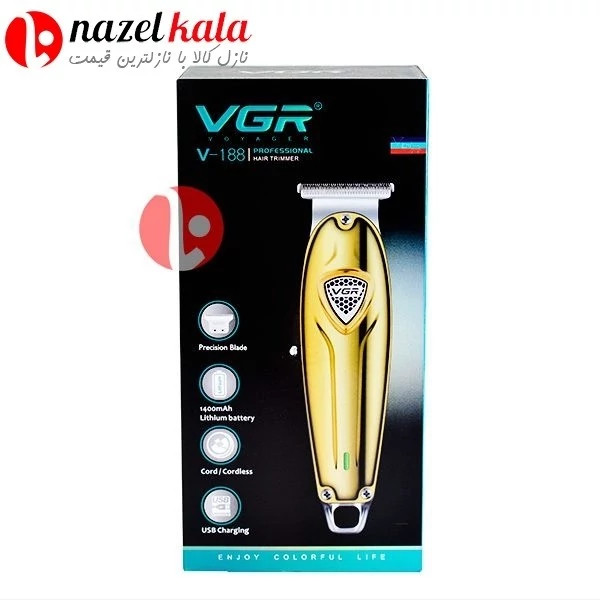 ماشین اصلاح موی صورت وی جی ار مدل V-188