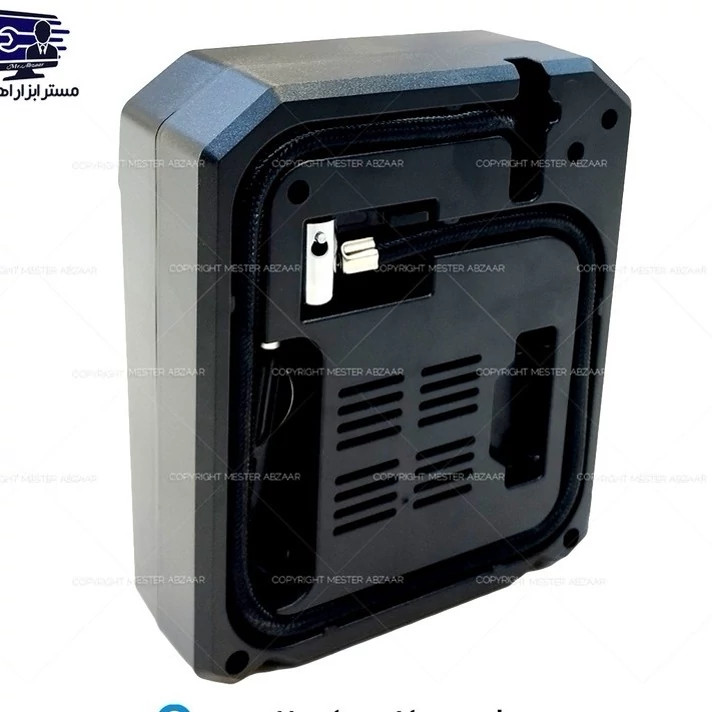 پمپ باد فندکی تک سیلندر خودرو کمپرسور هوا مسافرتی ماشین چراغ دار مدل HQ-X7