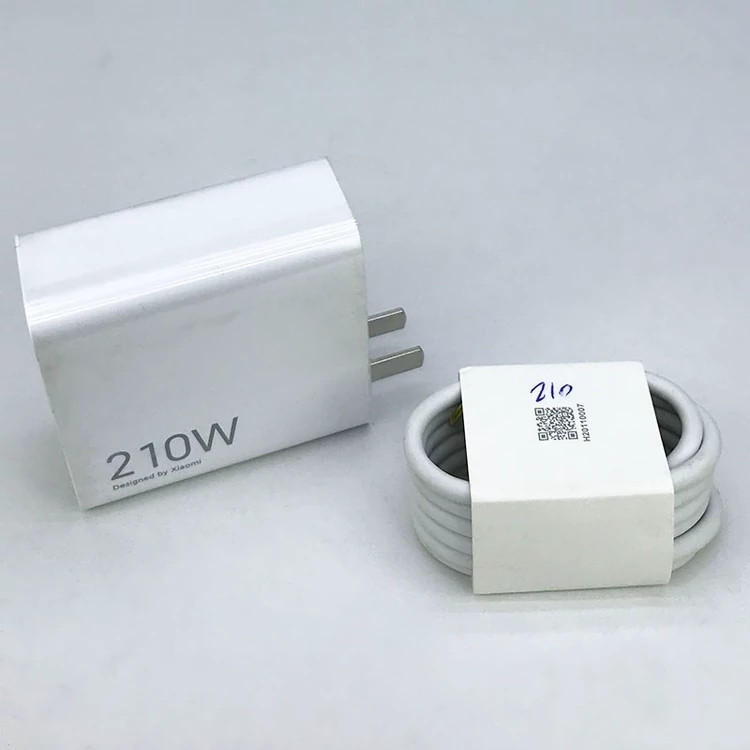 شارژر 210 وات اورجینال سرکارتنی شیائومی بهمراه کابل xiaomi 210w charger