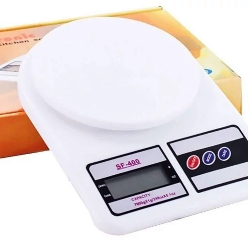 ترازوی دیجیتال آشپزخانه sf400با دقت یک گرم وظرفیت10کیلوگرم کیفیت اصلی