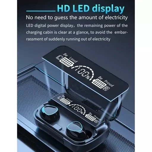 هندزفری بلوتوثی مدل M10 V5.3 Touch version B