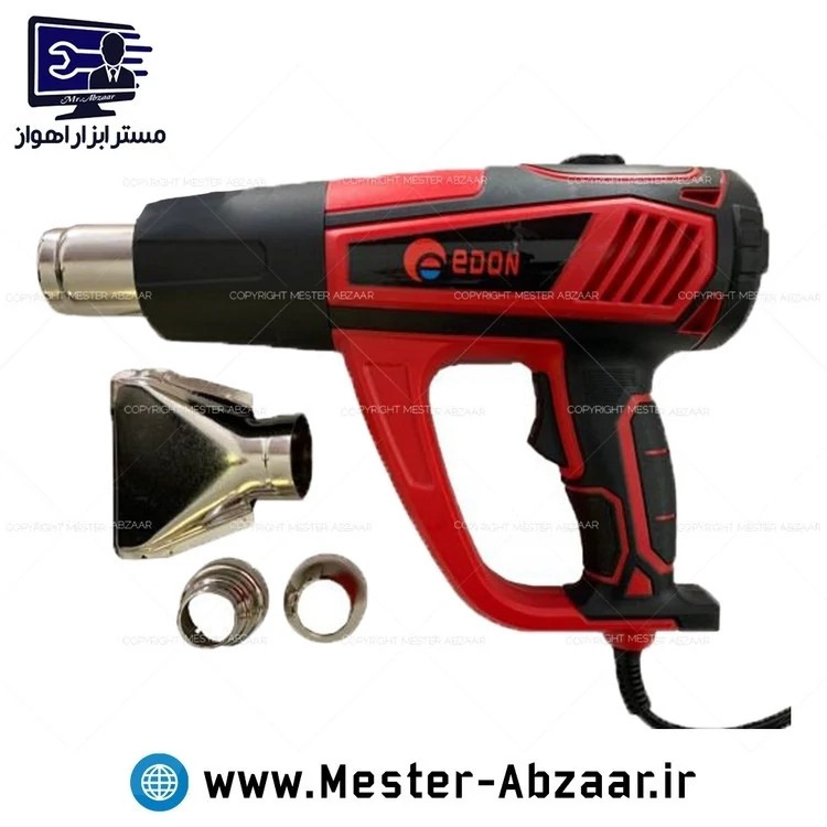 سشوار حرارتی صنعتی 2000 وات دیمر دار ادون جدید مدل HAG-520T EDONا