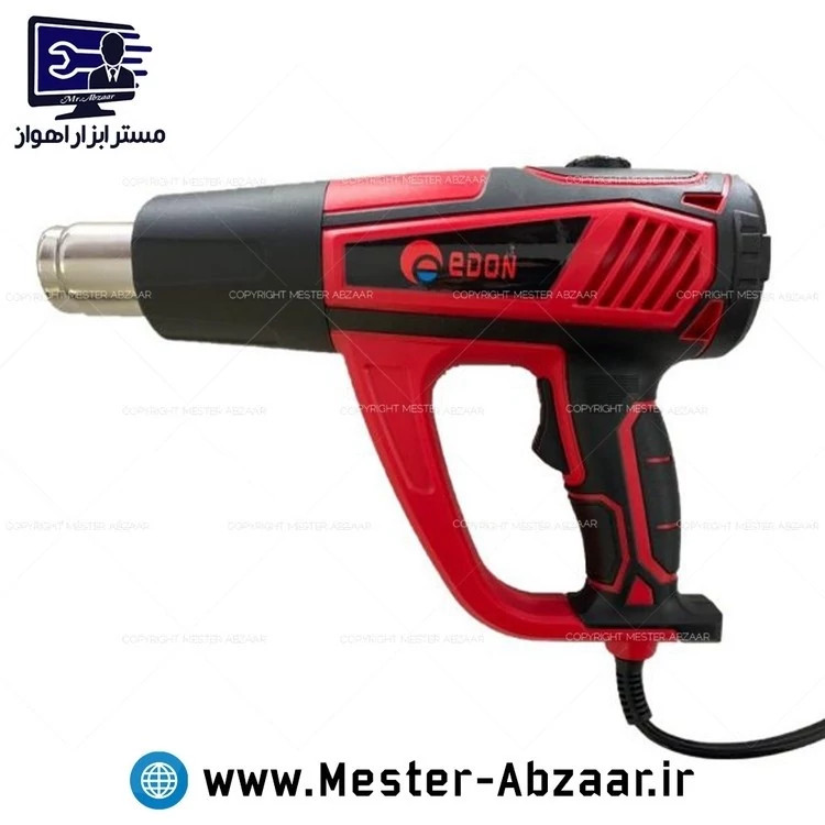 سشوار حرارتی صنعتی 2000 وات دیمر دار ادون جدید مدل HAG-520T EDONا
