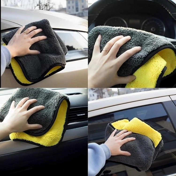 حوله نظافت خانه و آشپزخانه پک 4 عددی ( ارسال رنگ رندوم )