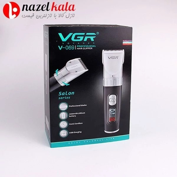 ماشین اصلاح سر و صورت وی جی آر مدل VGR-069 VGR V-069 Professional Hair Clipper