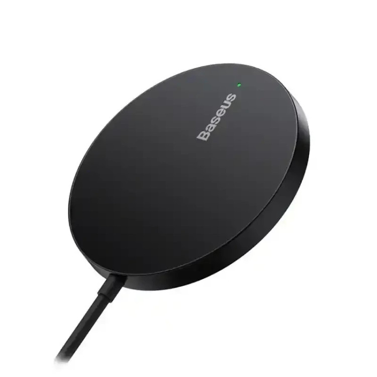 شارژر بی سیم باسئوس مدل Baseus Simple Mini3 Magnetic Wireless Charger 15W
