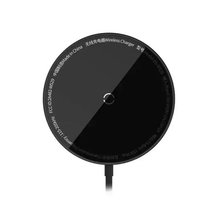 شارژر بی سیم باسئوس مدل Baseus Simple Mini3 Magnetic Wireless Charger 15W