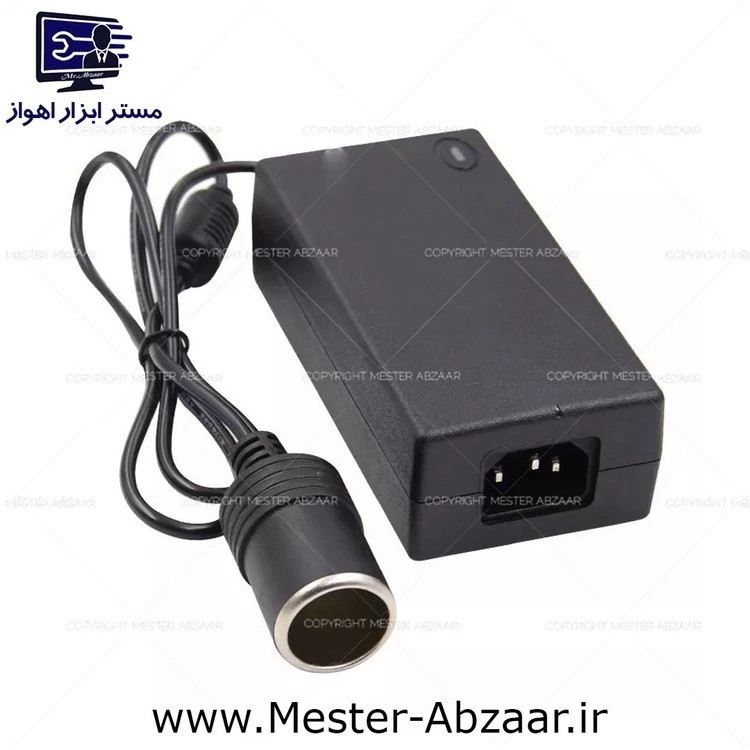 مبدل تبدیل برق شهری 220 به 12 ولت فندکی باتری ماشین 10 و 15 و 20 آمپر انتخابی آداپتور کیفیت بالا آدابتور مدل TRANS 220TO