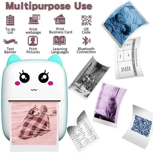 مینی پرینتر خرگوشی mini printer x5حرارتی