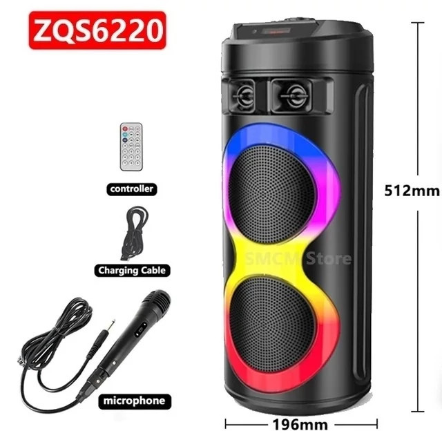 اسپیکر شارژی zqs 6220 Speaker zqs 6220
