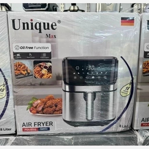 سرخ کن بدون روغن یونیک مکس 8 لیتری 1800 وات مدل PSA60