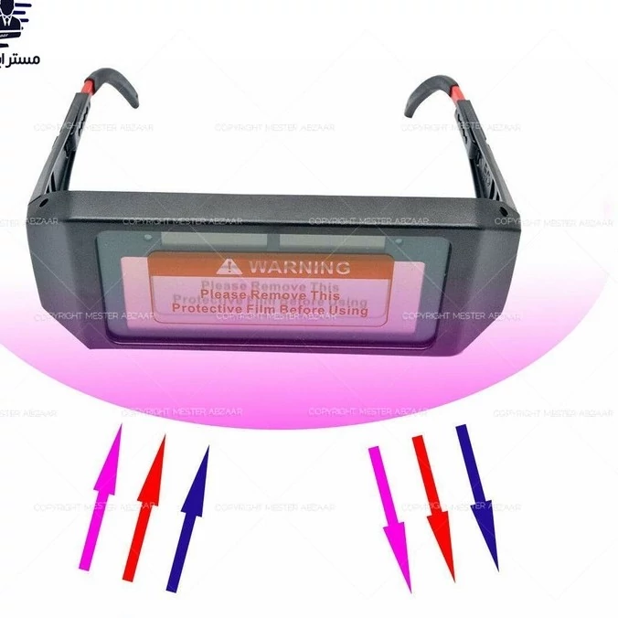 عینک جوشکاری اتوماتیک برند وینر شیشه عینک اتومات مدل WINNER W-110  ا