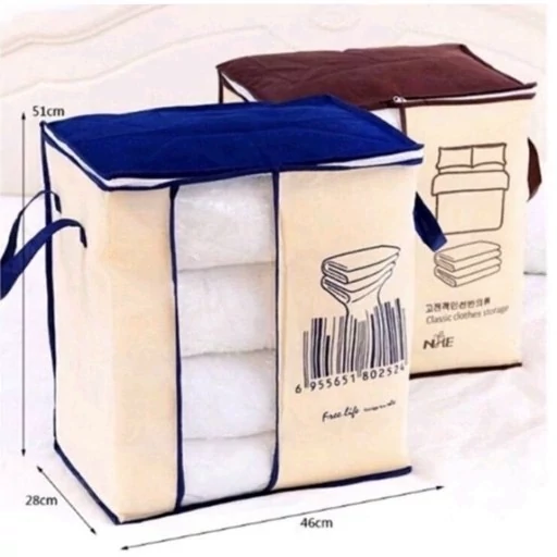 ساک لباس مای هوم مدل بارکد(گرماژ 90)