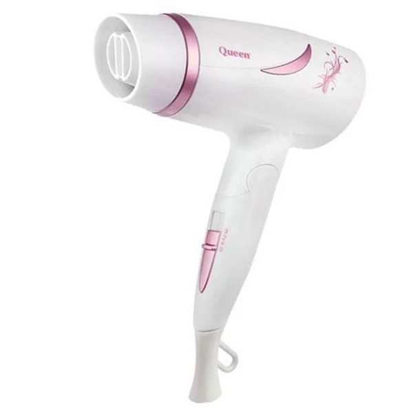 سشوار مسافرتی 1600 وات کویین Queen Compact Hair Dryer HD360
