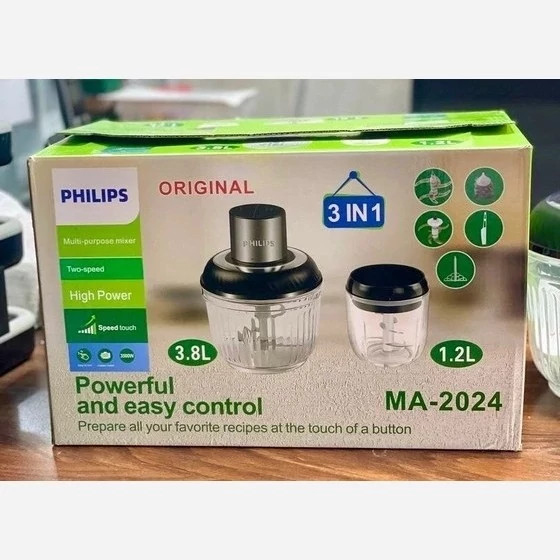 خردکن و آسیاب دوقلو فیلیپس- قدرت 3500W وات- ارسال راایگان