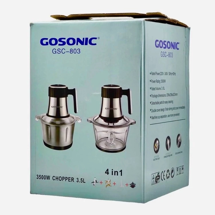 خردکن دو کاسه گوسونیک 3500 وات مدل GSC-803