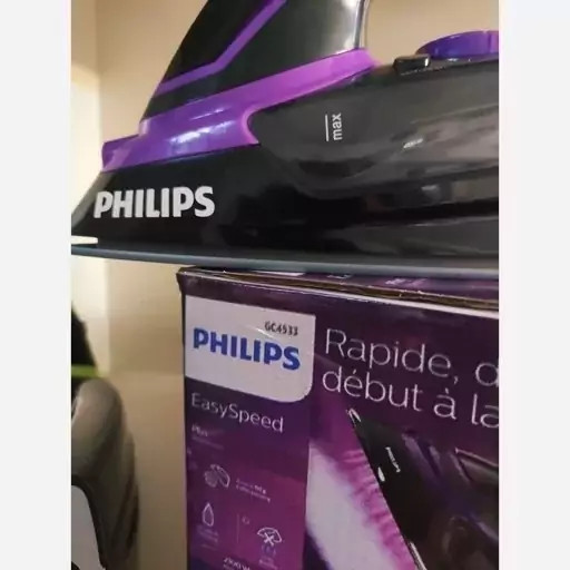 اتو فیلیپس اتو بخار فیلیپس اطو philips مدل Gc4533 توان 2100 وات کفی سرامیک سنگین بخاردهی عالی با کیفیت