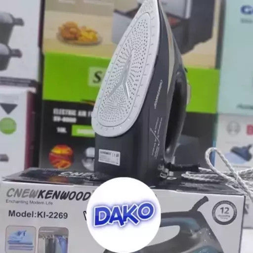 اتو بخار درجه یک کاملاً هوشمند نیو کنوود new kenwood توان 2600 وات کفی سرامیک مخزن بزرگ