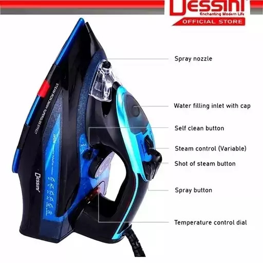 سال گارانتی اتو بخار حرفه ای دسینی ds-958