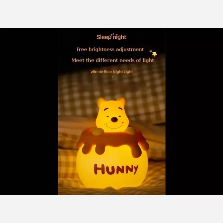 چراغ خواب فانتزی شارژی رومیزی اتاق کودک MYCP2305 Winnie the Pooh