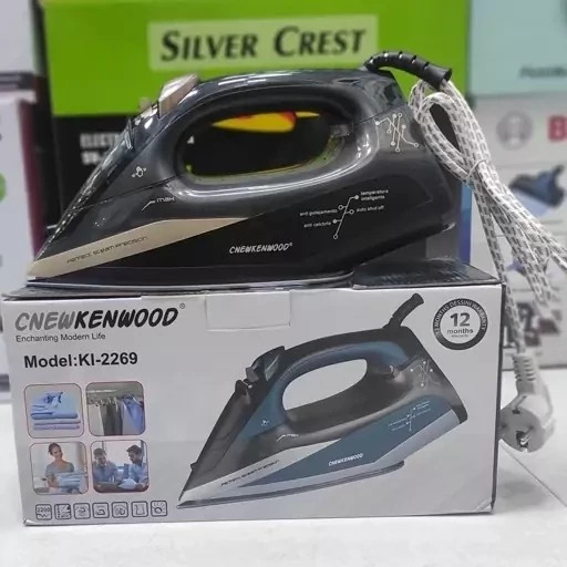 اتو بخار کاملاً هوشمند کنوود new kenwood بدون درجه بندی دما توان 2600 وات