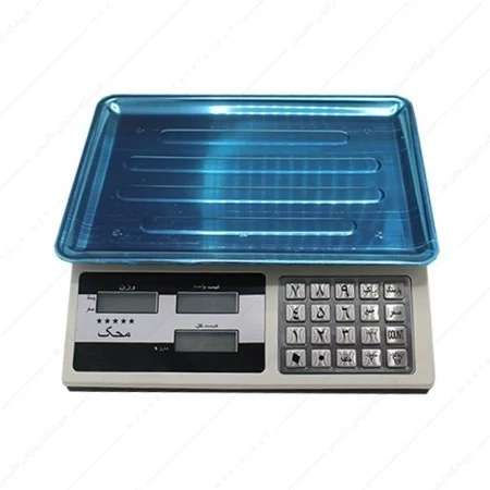 ترازو دیجیتال فروشگاهی کیبورد استیل 40 کیلوگرم مدل ACS-3208 برند محک