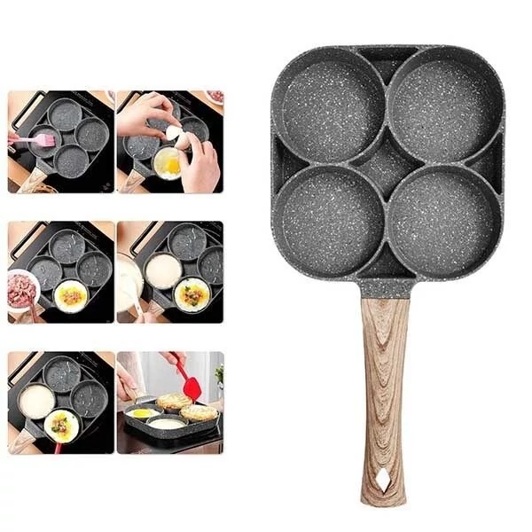 ماهیتابه گرانیتی طرح دار دایره ای- کد76